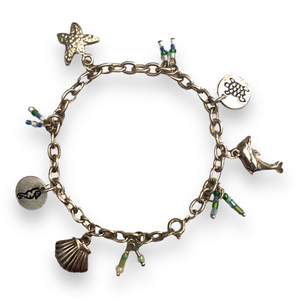 Ocean life charm bracelet